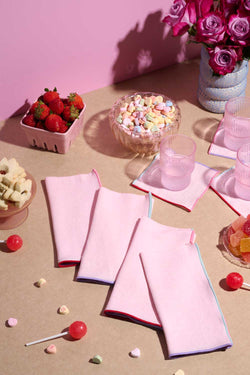 Candy Crush Linen Napkins - The Particulars