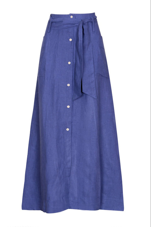 Nomade Skirt Klein Blue - The Particulars