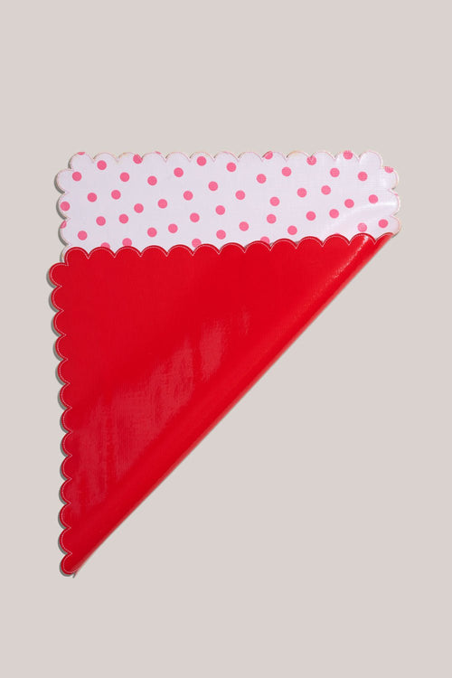 Red Hot Oilcloth Placemat - The Particulars
