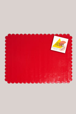 Red Hot Oilcloth Placemat - The Particulars