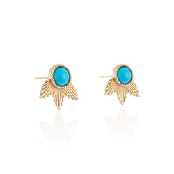 Revival Icarus Earrings with Turquoise - The Particulars