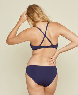 The Valencia Top - Flat - Navy - The Particulars