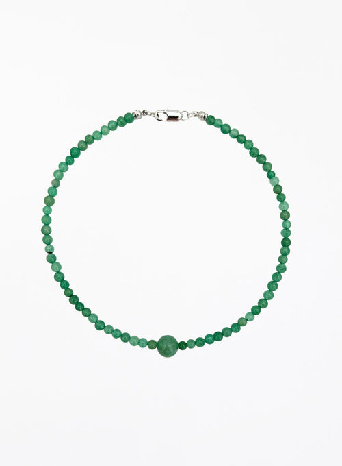 Adarina Green Chalcedony Collar Necklace - The Particulars