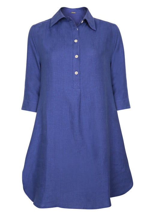 Bahamas Shirt in Klein Blue - The Particulars