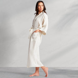 Holbox Linen Robe - The Particulars
