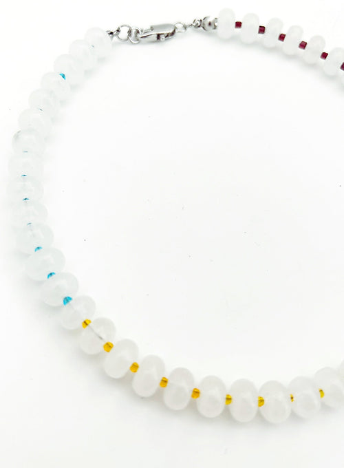 Peta White Jade Collar Necklace - The Particulars