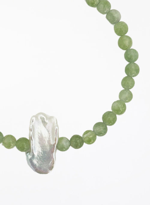 Sereia Green Peridot Pearl Bracelet - The Particulars