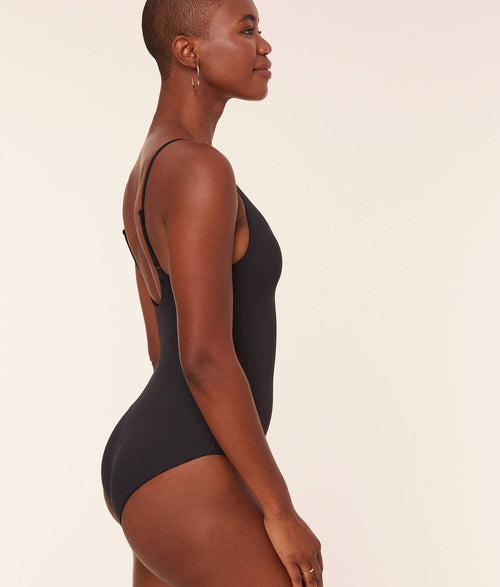 The Romana One Piece - Eco Nylon - Black - Classic - The Particulars
